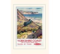 Pyramid International Yorkshire Costa 3-Mounted impresión Memorabilia 30 x 40 cm, Papel, Multicolor, 30 x 40 x 1,3 cm