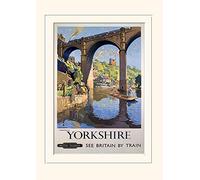 Pyramid International Yorkshire knaresborough-Mounted impresión Memorabilia 30 x 40 cm, Papel, Multicolor, 30 x 40 x 1,3 cm