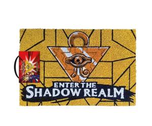 Pyramid International Yu-Gi-Oh! - Felpudo para Puerta (diseño Enter The Shadow Realm) de Fibra de Coco, para Exterior e Interior, 60 cm x 40 cm, Producto Oficial