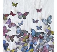 Pyramid Lienzo Impreso Howard Shooter Butterfly Random, Algodón, Multicolor, 40 x 40 cm