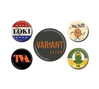 Pyramid Loki (Tva) Badge Set Merchandising Ufficiale