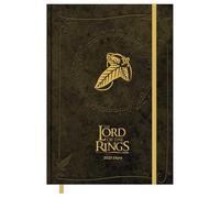 Pyramid - Lord of the Rings 2025 Diario A5 14,8 x 21 cm, calendario de fantasía épica, planificador diario para los amantes del cine y los libros, perfecto para la oficina y la escuela
