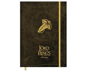 Pyramid - Lord of the Rings 2025 Diario A5 14,8 x 21 cm, calendario de fantasía épica, planificador diario para los amantes del cine y los libros, perfecto para la oficina y la escuela
