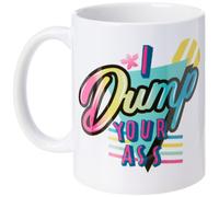 Pyramid MG25445 Stranger Things Ceramic Mug with I Dump Your Ass Design in Prese