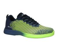 Pyramid Path Lite - Zapatos de Bolos de Malla sin Costuras para Hombre, (Navy/Voltage Lime), 42 EU