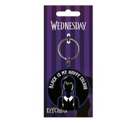 Llavero pyramid wednesday addams black is my happy color