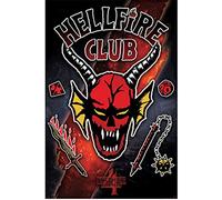 Pyramid Póster Stranger Things 4 Hellfire Club Emblem Rift - Poster 61x91cm