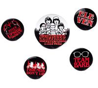 Pyramid Pyramid-RD-RS461582 Pack Chapas Stranger Things Logo, Multicolor, Estándar (BP80656)