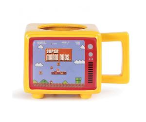 Pyramid Retro TV Taza Térmica Super Mario Bros