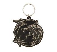 Pyramid Sm Entertainment Korea N/A - The Witcher (diseño 1) Llavero de goma original, Black, 2,5 Inch, Moderno