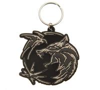 Pyramid Sm Entertainment Korea N/A - The Witcher (diseño 1) Llavero de goma original, Black, 2,5 Inch, Moderno