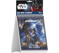 Pyramid - Star Wars (Classic) 2026 - Calendario de mesa 16 × 17 cm con 12 motivos de la trilogía clásica, calendario semanal para fans de Darth Vader, Luke & Leia