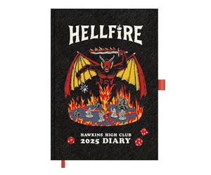 Pyramid Stranger Things 2025 - Agenda diaria A5 (14,8 x 21 cm, ideal para oficina y escuela)