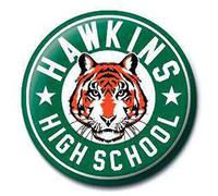 Pyramid Stranger Things (Hawkins High School) (Pin Badge 25mm) Merchandising