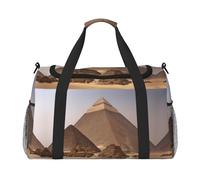 Pyramids Of Egypt - Bolsa de viaje plegable para escapadas de fin de semana, viajes espontáneos, color negro, talla única, Negro, One Size