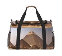 Pyramids of Egypt Weekender Overnight Carry On Bag for Women Men Perfect for Frequent Flyers, Black, Talla única