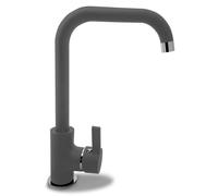 Pyramis SIlvio grifo de cocina de pie grafito/gris 090922938