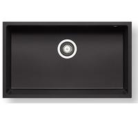 Pyramis Tetragon fregadero suspendido 70x40 cm negro 070230401