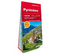 Pyrénées 1/300.000 (carte grand format laminée) (Carte Laminée Routière et Tour)