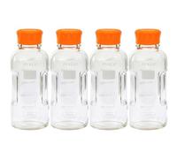 Pyrex 1399-500CN-M Slim Line Media Bottle Easy Pour Corning 500ML Ca, vidrio (paquete de 4)
