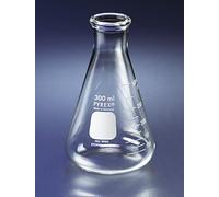 PYREX 250mL Narrow Mouth Erlenmeyer Flasks with Heavy Duty Rim, Ea