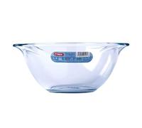 Pyrex 4936051 E3109 - Bol de vidrio, cristal, transparente, SET OF THREE 2.5 Litre with Pour Spouts