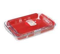 Pyrex 4937473 - Set 2 Fuentes (Rectangular 35x23 + Rectangular 40x27) Classic Vidrio, Color Transparente, 41x28x6 cm