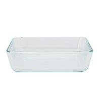 Pyrex 7211 - Plato rectangular de vidrio transparente para almacenamiento de alimentos, 6 tazas, fabricado en los Estados Unidos