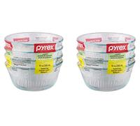 Pyrex Bakeware - Tazas de natillas de 10 onzas, paquete de 8