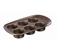 Pyrex Bandeja 6 Magdalenas ASIMETRIA PX Moldes, Metal, Multicolor