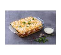 Pyrex Bandeja Rectangular De Vidrio Templado 28x17 Cm; Capacidad 1,4 Lt