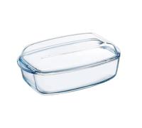 Pyrex - 466a000/6343 - Olla de horno rectangular de cristal 6,5 l transparente