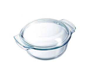 PYREX® Cacerola Vidrio Tapa Classic Vidrio de Boro | Transparente, Boro, forma redondo, acabado brillo, 33 x 26 x 12cm - 3,75+1,4l