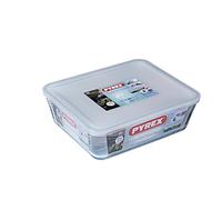 Pyrex Classic - Recipiente rectangular con tapa, 4 litros, 27 x 22 x 9 cm
