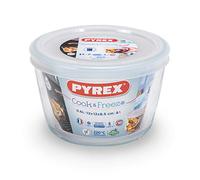 Pyrex Classic - Recipiente Redondo de 12 cm con Tapa, 0,5 litros