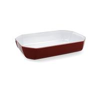 PYREX COLORS Fuente Rectangular Horno Rojo Boro 33X22Cm, 3,2L