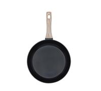 Pyrex Cook&Care - Sartén de aluminio reciclado para todo tipo de fuego, revestimiento antiadherente sin PFAS, resistente a los arañazos, apto para lavavajillas, mango de efecto madera (28 cm de