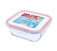 Pyrex Cook & Click - Recipiente rectangular con cierre de clip (plástico, 1,9 L)