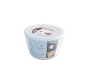 Pyrex Cook&Freeze Recipiente Redondo con Tapa, 16cm-1,6L, Vidrio borosilicato Extra Resistente, Apto para Horno