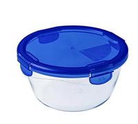 Pyrex® Cook&go Hermético Redondo Boro 20x20x10,3cm - 1,6l Boro Apto Congelador Apto Microondas Resistente A Rayaduras