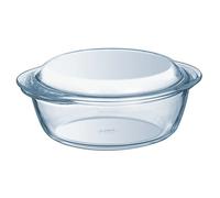 Pyrex Essentials -Cacerola ronda de vidrio alta resistencia 1.6 L (+ 0.5L Lid)