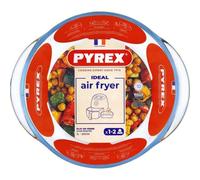 Pyrex Fuente De Horno Redonda De Vidrio Borosilicato 20x18 Cm, 1 L, Compatible Con Horno Y Airfryer, Resistente -40°c A +300°c, 1 Pieza