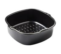 Pyrex® Metal Ideal Airfry Molde Acero Con Asa 22x21x7,5cm Acero Carbonatado Apto Horno Temperatura Máxima (250°) Garantía 10 Años