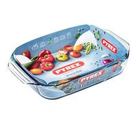 PYREX Molde para lasaña resistente al calor con asas (39 x 25 cm - 3,8 L)