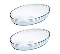 Ôcuisine Vidrio - Fuente Oval, 30 X 21 Cm, Color Transparente