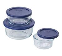 Pyrex - Pack de almacenamiento redondo (6 piezas)
