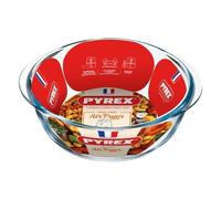 Pyrex Pirofila de Vidrio Borosilicato Transparente AIR FRYER 208B100 26x11cm