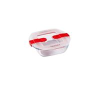 Pyrex CookHeat Recipiente de almacenamiento y transporte de alimentos, Vidrio borosilicato, transparente, 0,35L