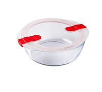 Pyrex cook & heat - recipiente con tapa de vidrio borosilicato 23x15x6 de 1,1l especial horno y microondas.