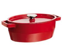 Pyrex SC5AC29/5141 Slow Cook - Cacerola De Hierro Fundido Oval, 29 Cm, 3,8 L, Todos Los Fuegos